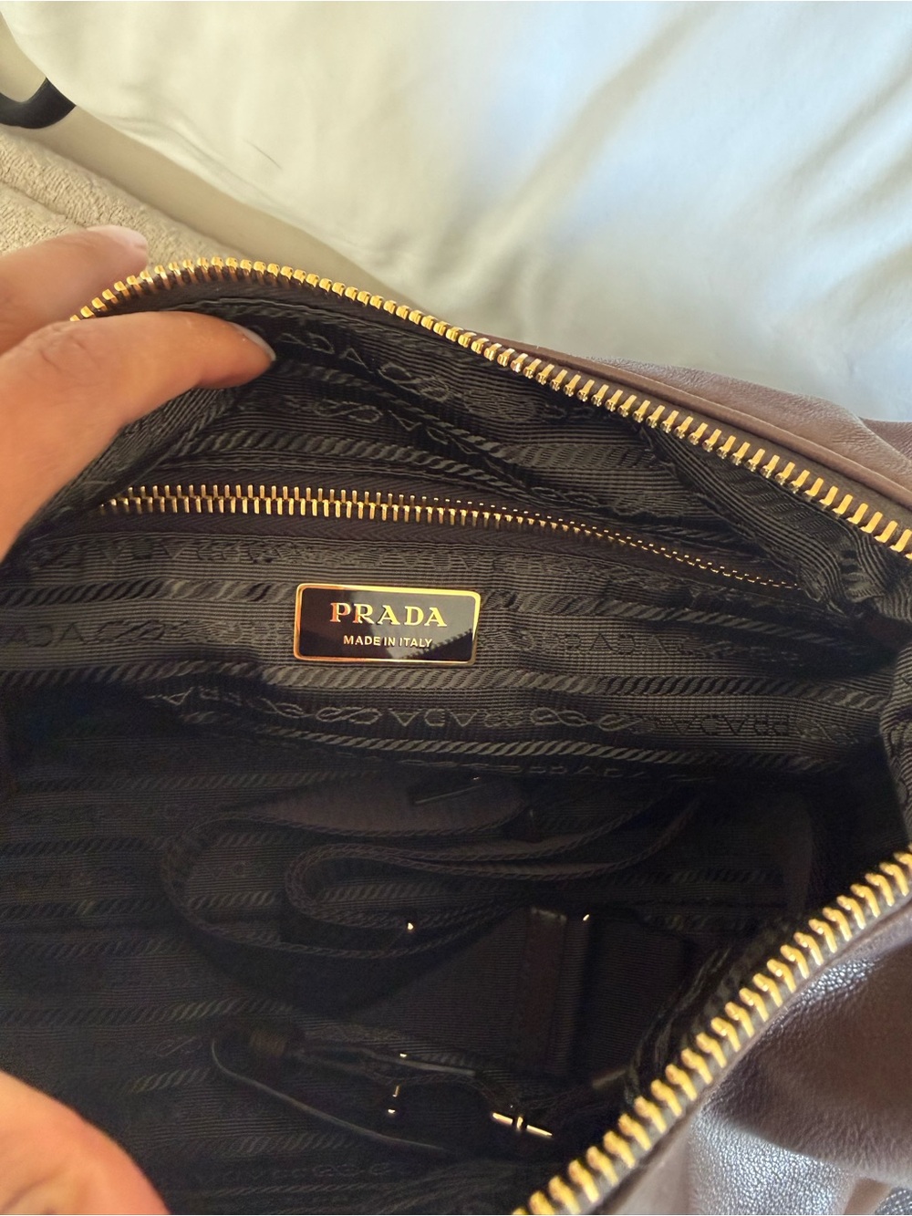 Prada Explore Nappa Leather Bag Brown Large NWT $3750 Retail - Picture 7 of 14